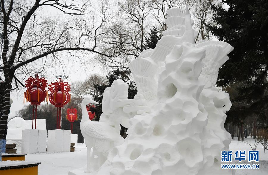 (文化)(6)全国大学生雪雕比赛落幕